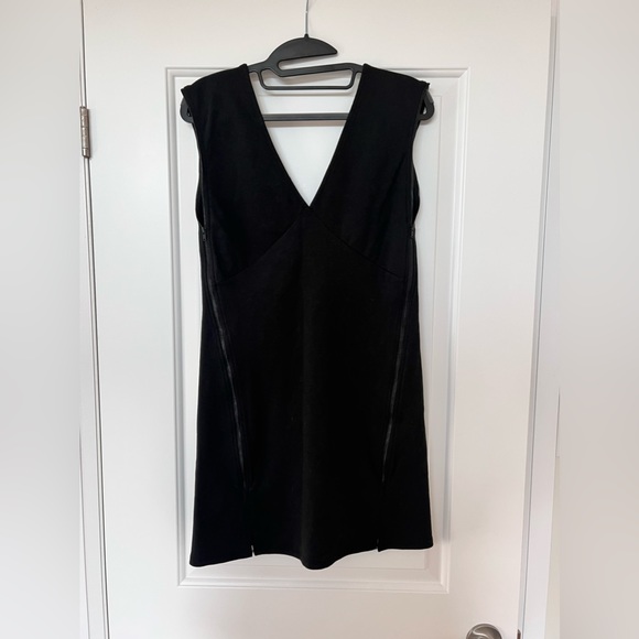 FREE PEOPLE Zipper Mini Shift Dress NWOT - Picture 4 of 7